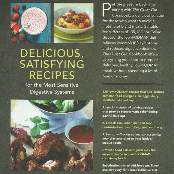 The Quiet Gut Cookbook: 135 Low-FODMAP Recipes Soothe Symptoms of IBS/Celiac - Picture 2 of 2